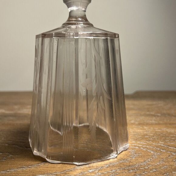 Antique CLEAR/tinted RIBBON by Adams & Co Stemware‎ - Picture 10 of 10